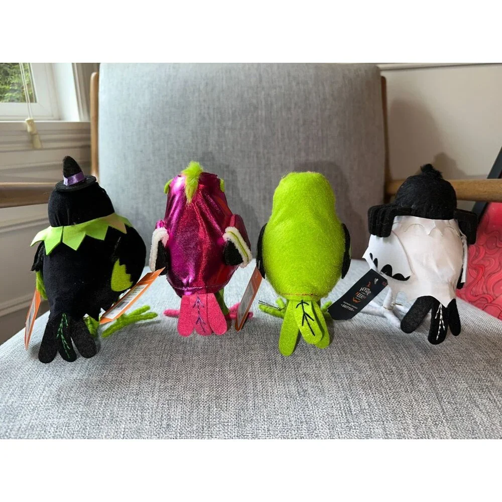 Target Halloween Feathery Friends Set of 4 X Ray Glitters Spellma Skitters NEW
